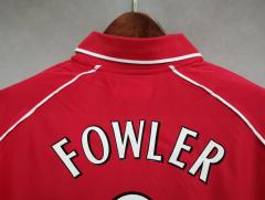 retro 00 01 liverpool home Jersey