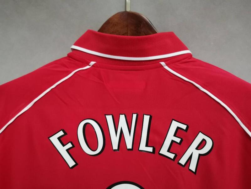 retro 00 01 liverpool home Jersey