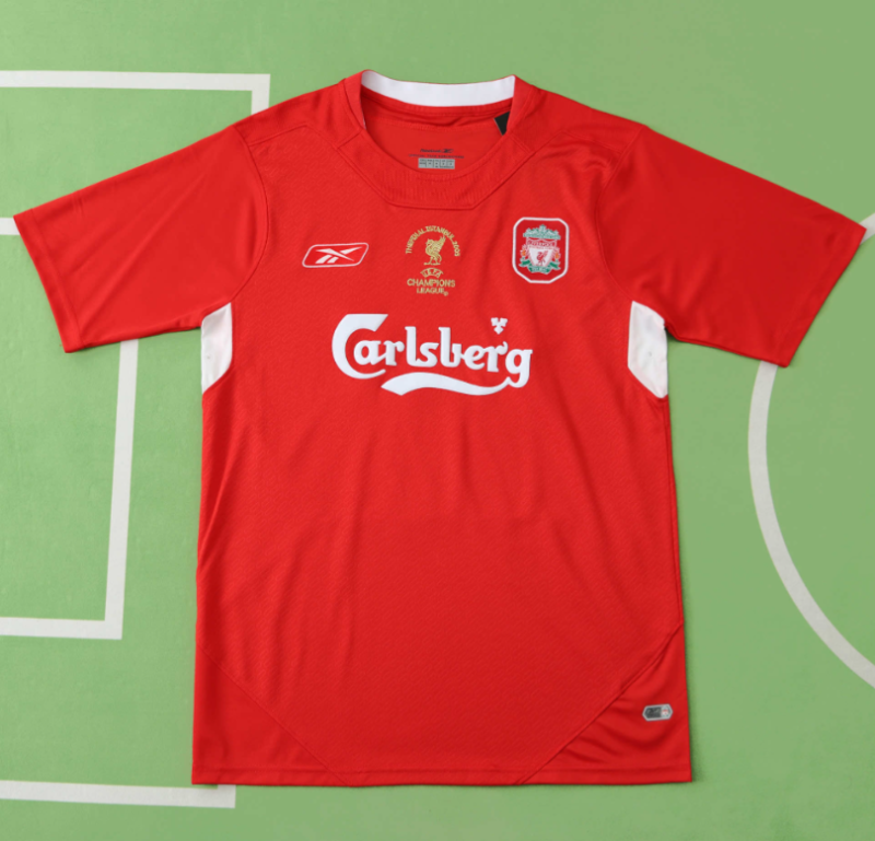 retro 04 05 liverpool home Jersey