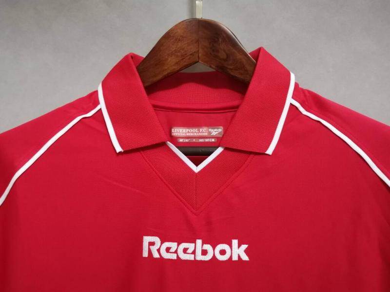 retro 00 01 liverpool home Jersey