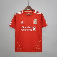 retro 10 11  liverpool home Jersey