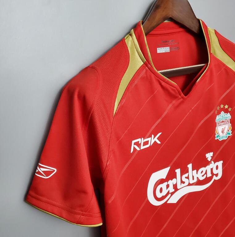 retro 05 06  liverpool champions league home Jersey