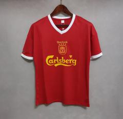 retro 01 02 liverpool champions league home Jersey