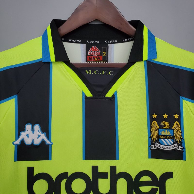 retro 98 99 manchester city away jersey