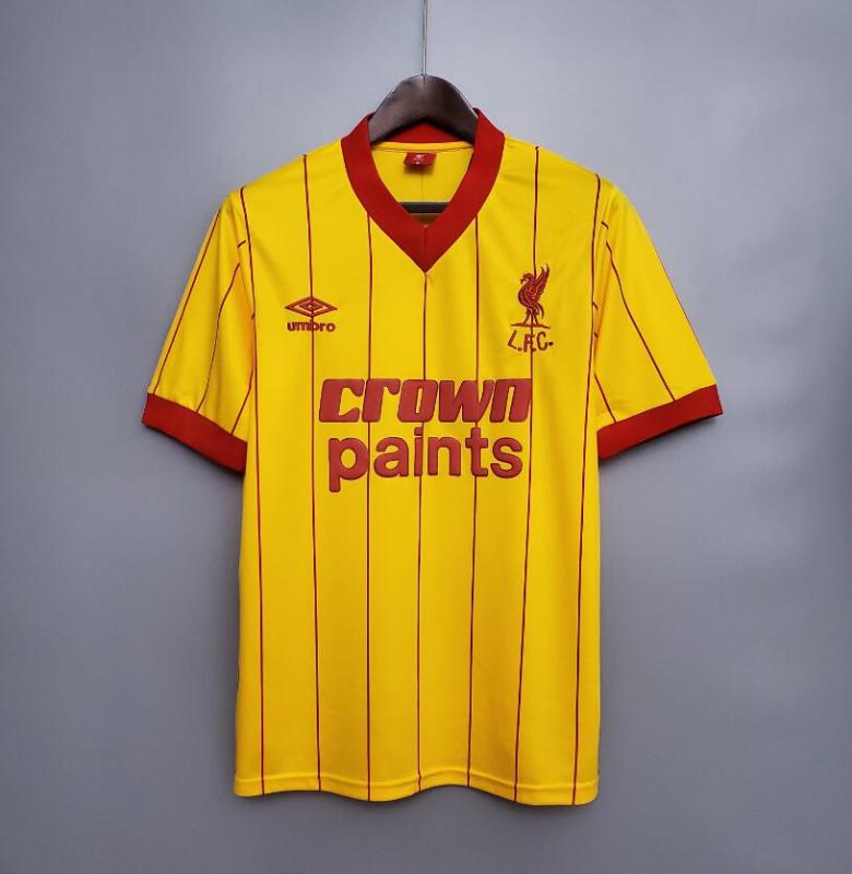 retro 82 83 liverpool away Jersey