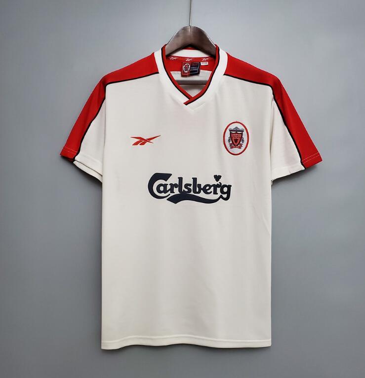 retro 98 99 liverpool away Jersey