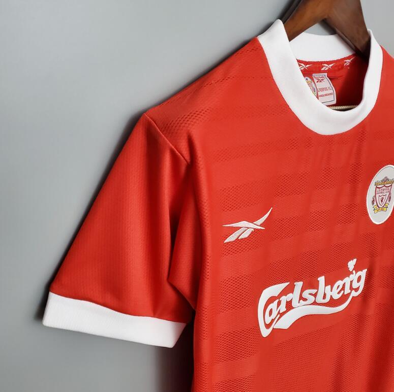retro 98 99 liverpool home Jersey