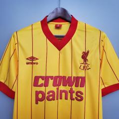 retro 82 83 liverpool away Jersey