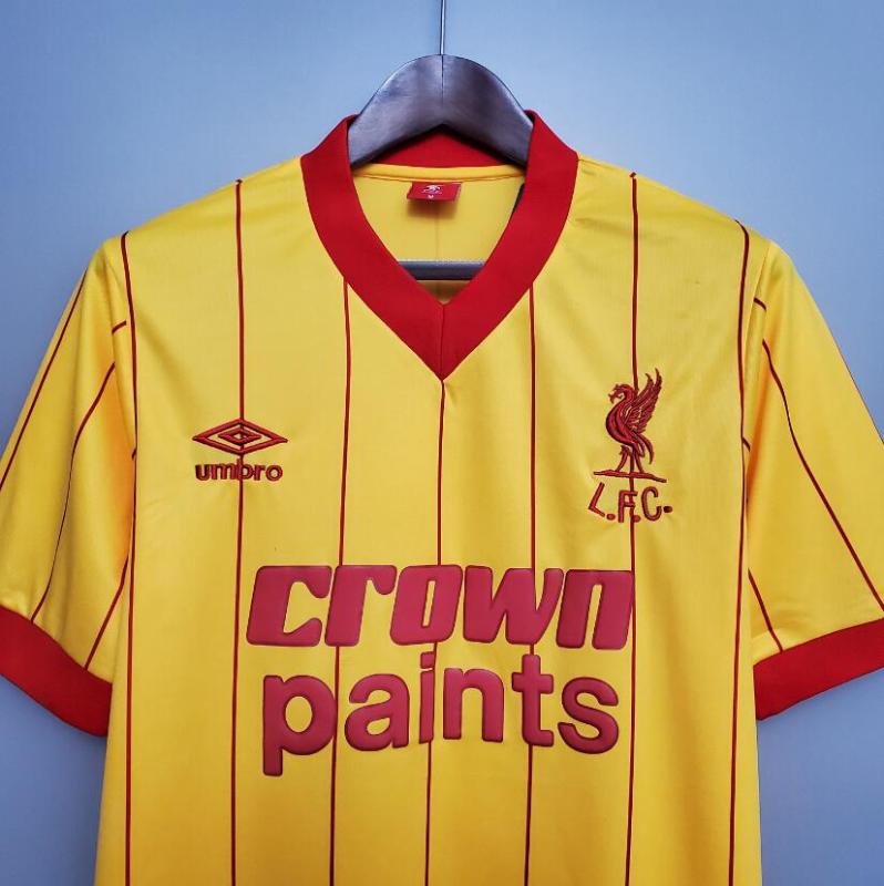 retro 82 83 liverpool away Jersey