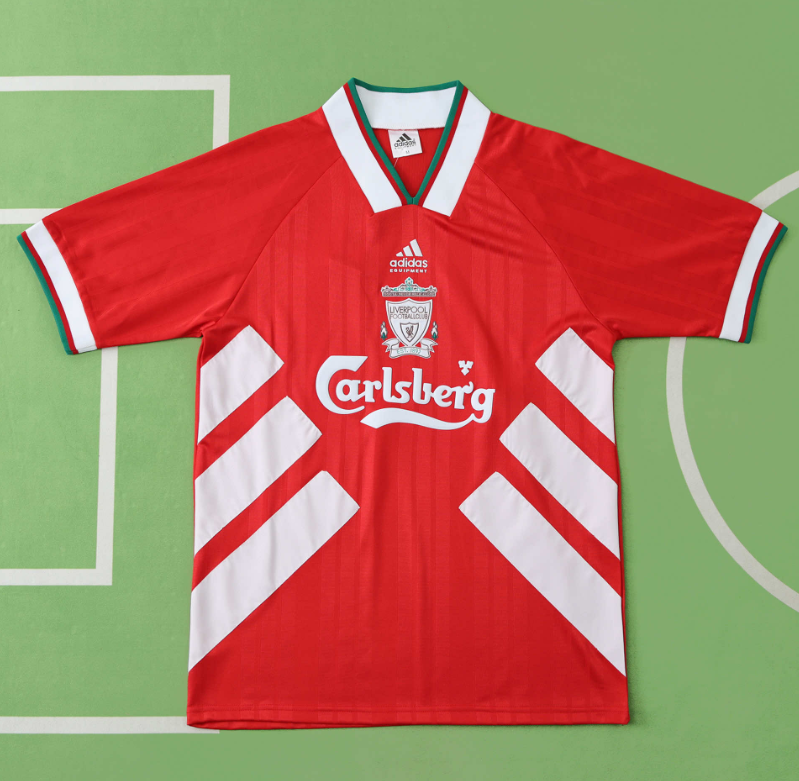retro 93 95 liverpool home Jersey