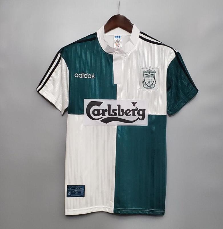 retro 95 96 liverpool away Jersey