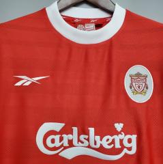 retro 98 99 liverpool home Jersey