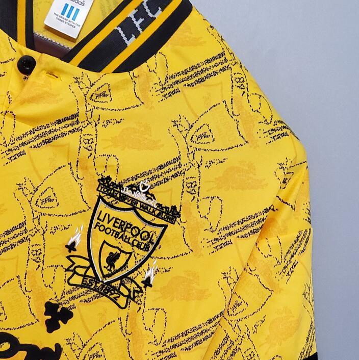 retro 95 96 liverpool third Jersey