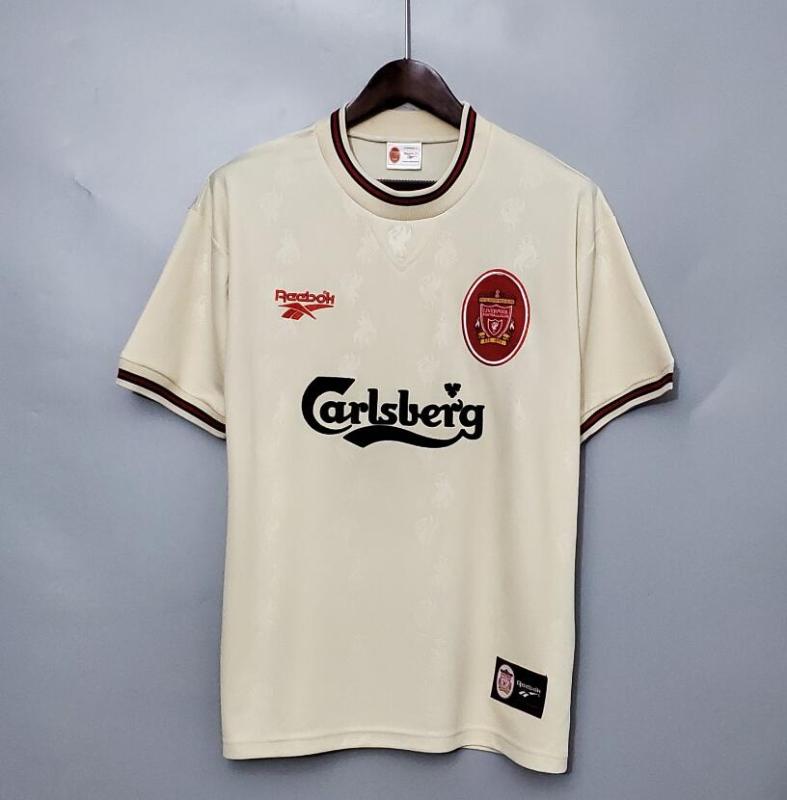 retro 96 97 liverpool away Jersey