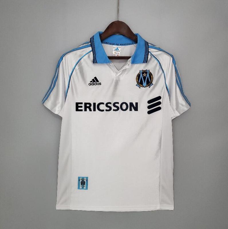 retro 98 99 marseille home jersey