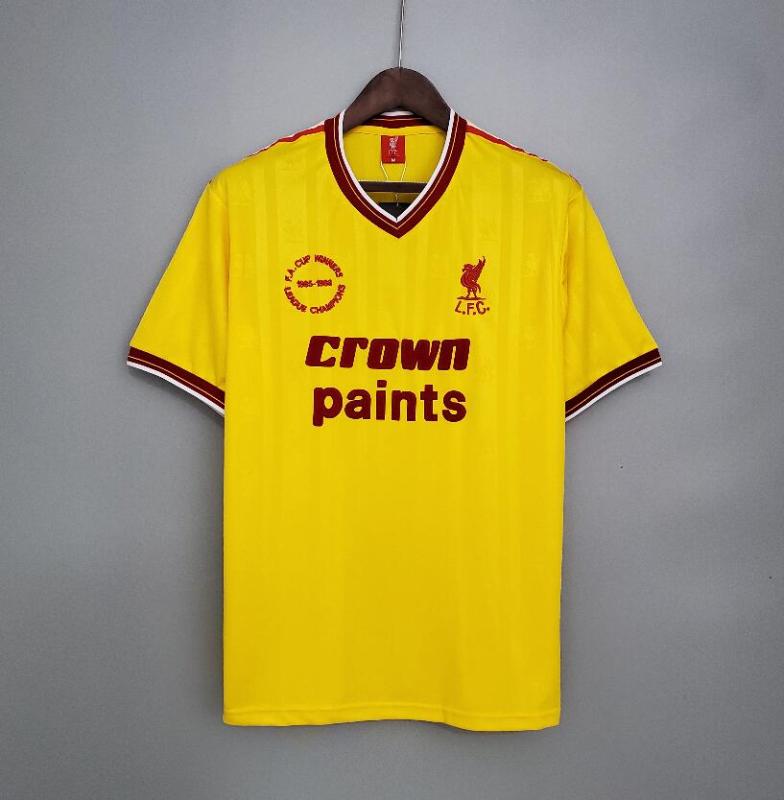retro 85 86 liverpool third Jersey