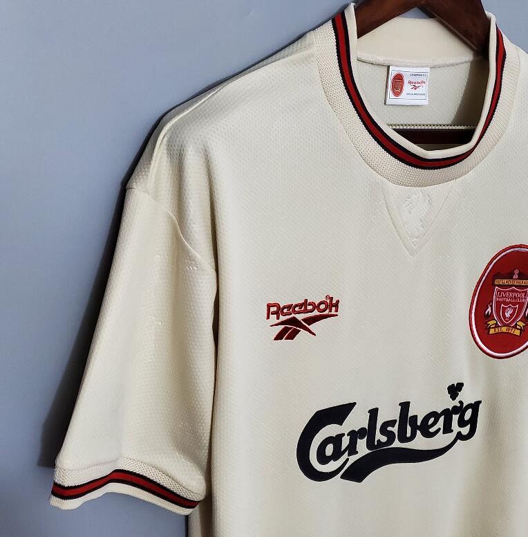retro 96 97 liverpool away Jersey