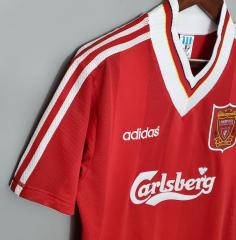 retro 95 96 liverpool home Jersey