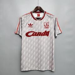 retro 89 91 liverpool away Jersey