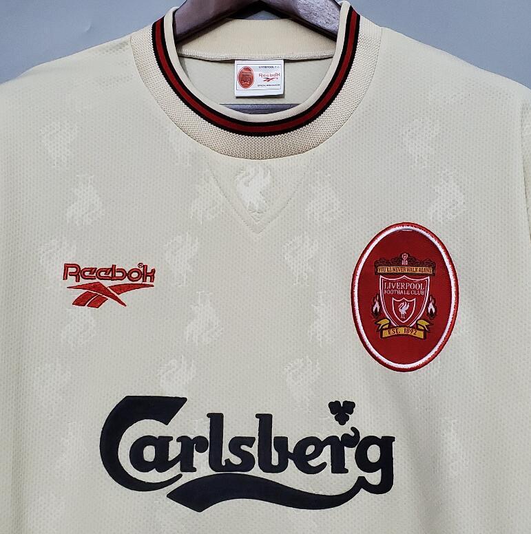 retro 96 97 liverpool away Jersey