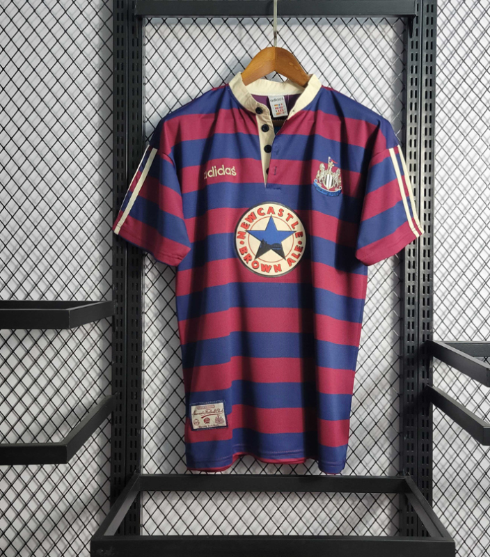 retro 95 96 newcastle united  away jersey