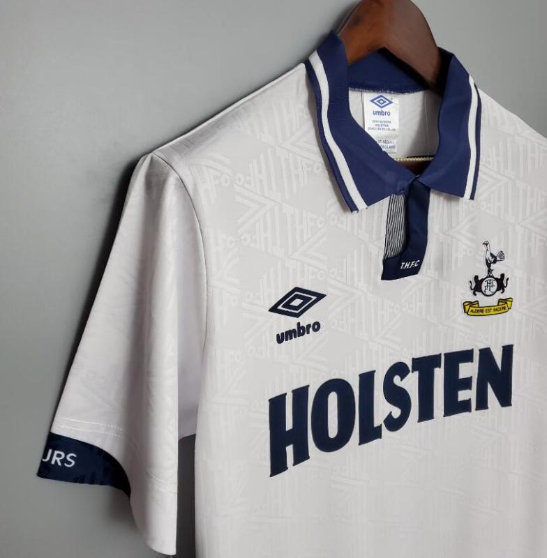 retro 91 93 Tottenham home jersey