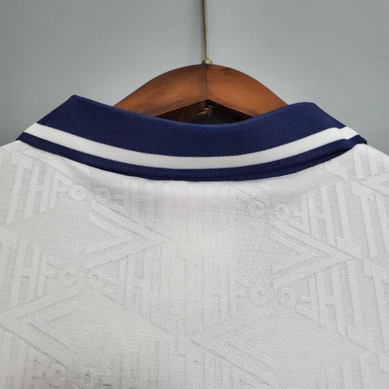 retro 91 93 Tottenham home jersey