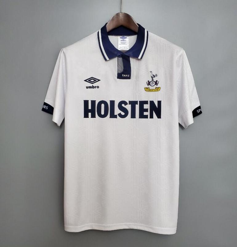 retro 91 93 Tottenham home jersey