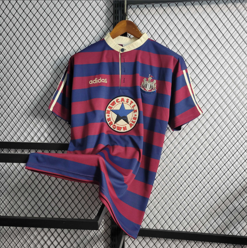 retro 95 96 newcastle united  away jersey