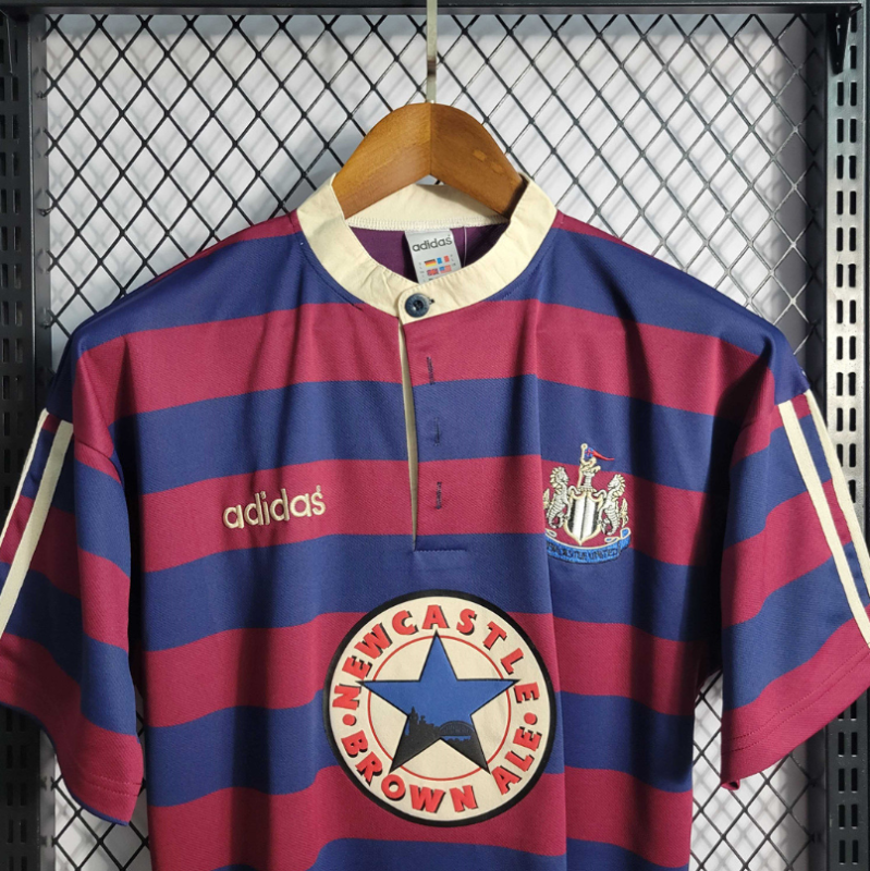 retro 95 96 newcastle united  away jersey
