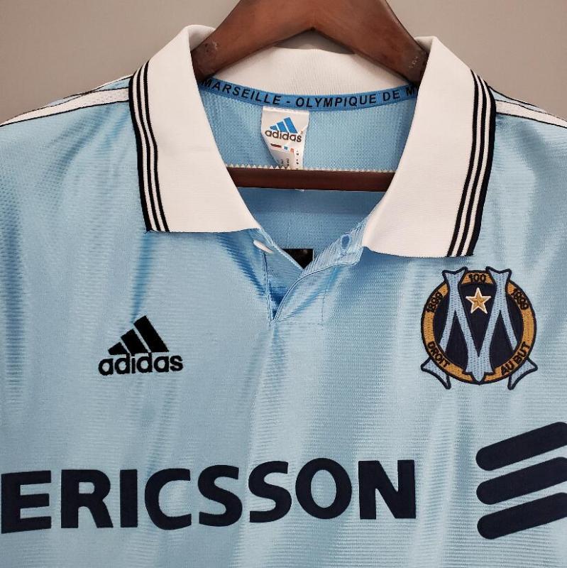 retro 98 99 marseille away jersey