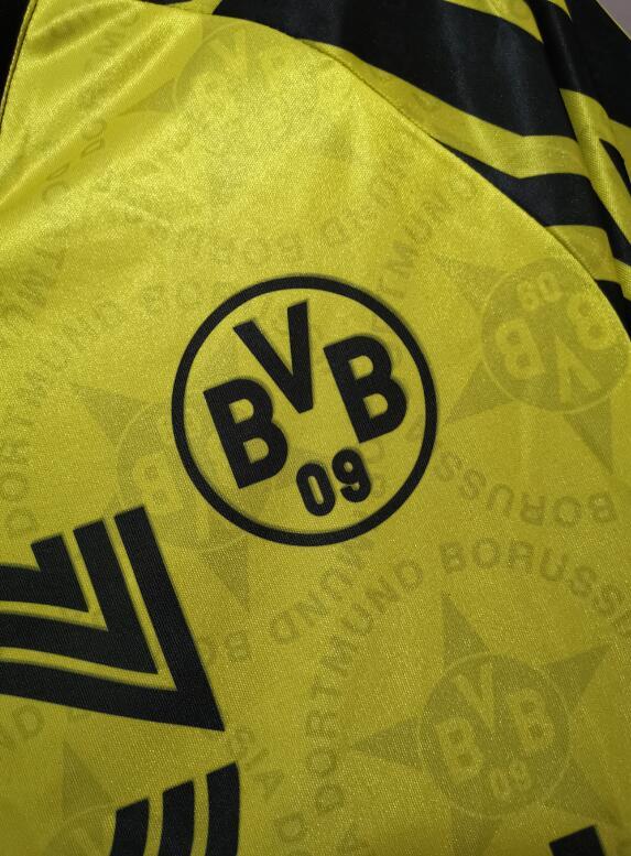 retro 94 95 Dortmund home jersey
