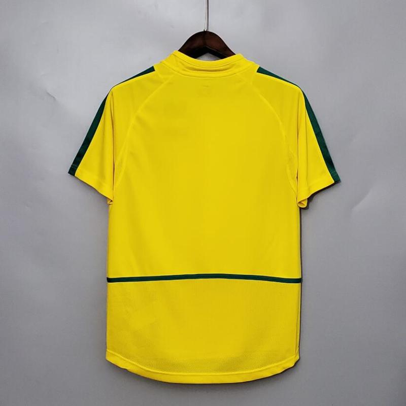 retro 2002 Brazil home jersey