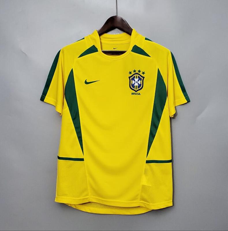 retro 2002 Brazil home jersey
