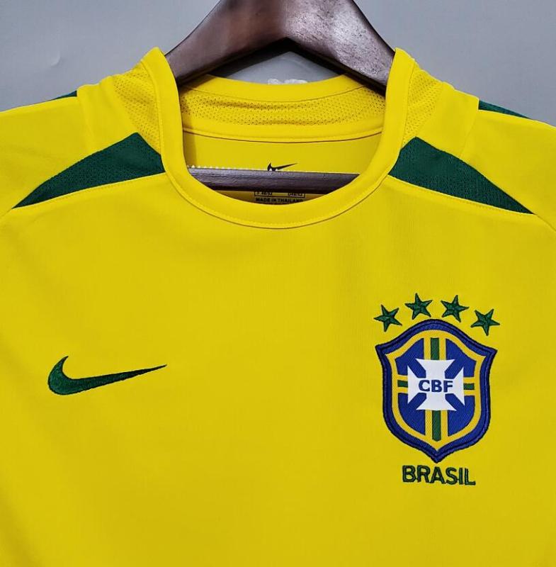 retro 2002 Brazil home jersey