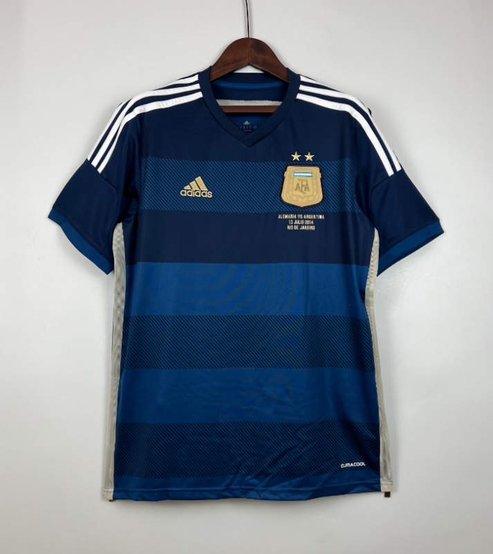 retro 2014 argentina away jersey