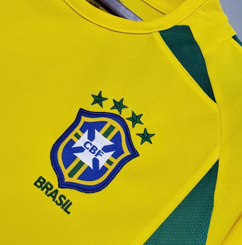 retro 2002 Brazil home jersey