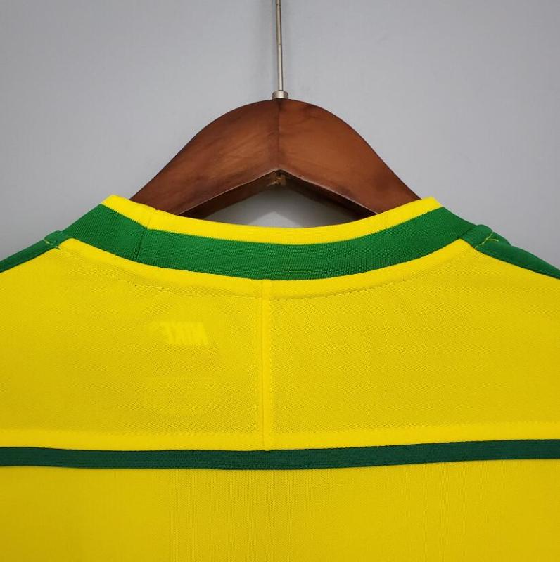 retro 1998 Brazil home jersey