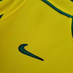 retro 1998 Brazil home jersey