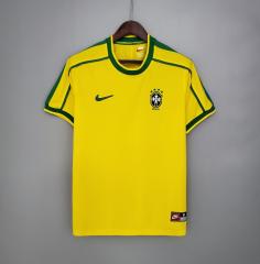 retro 1998 Brazil home jersey
