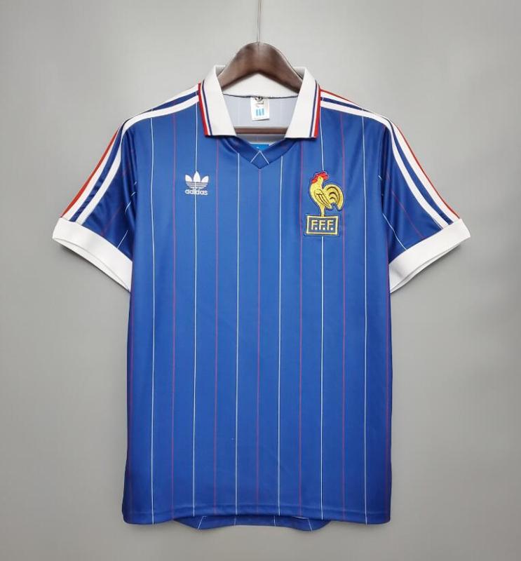 retro 1982 france home jersey