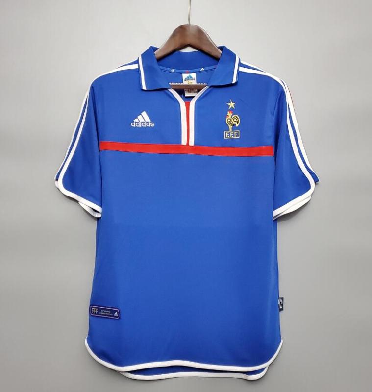 retro 2000 france home jersey