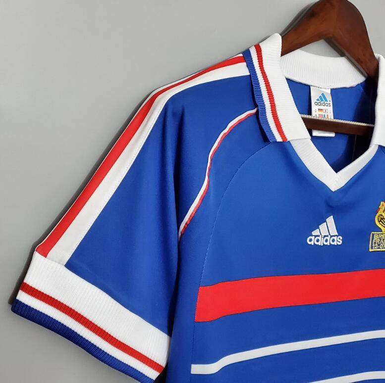 retro 1998 france home jersey