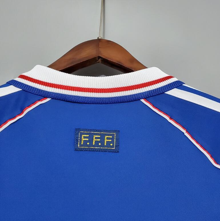 retro 1998 france home jersey