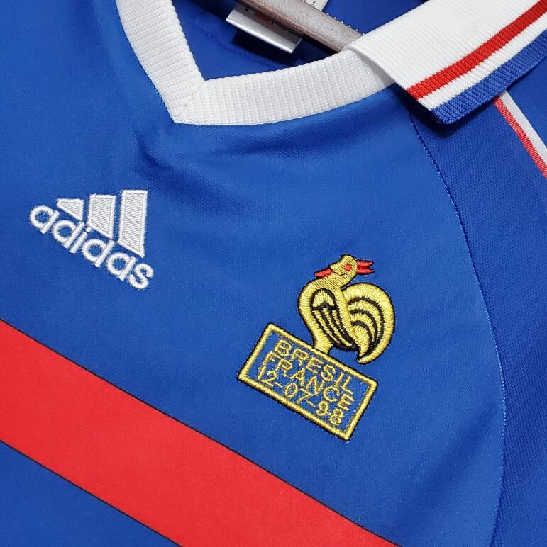 retro 1998 france home jersey