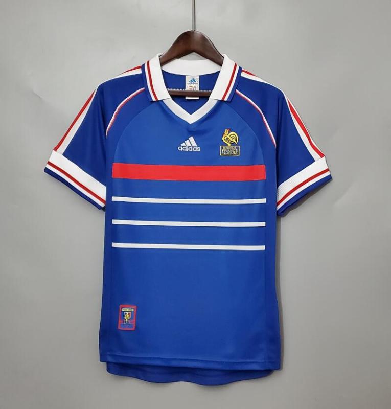 retro 1998 france home jersey