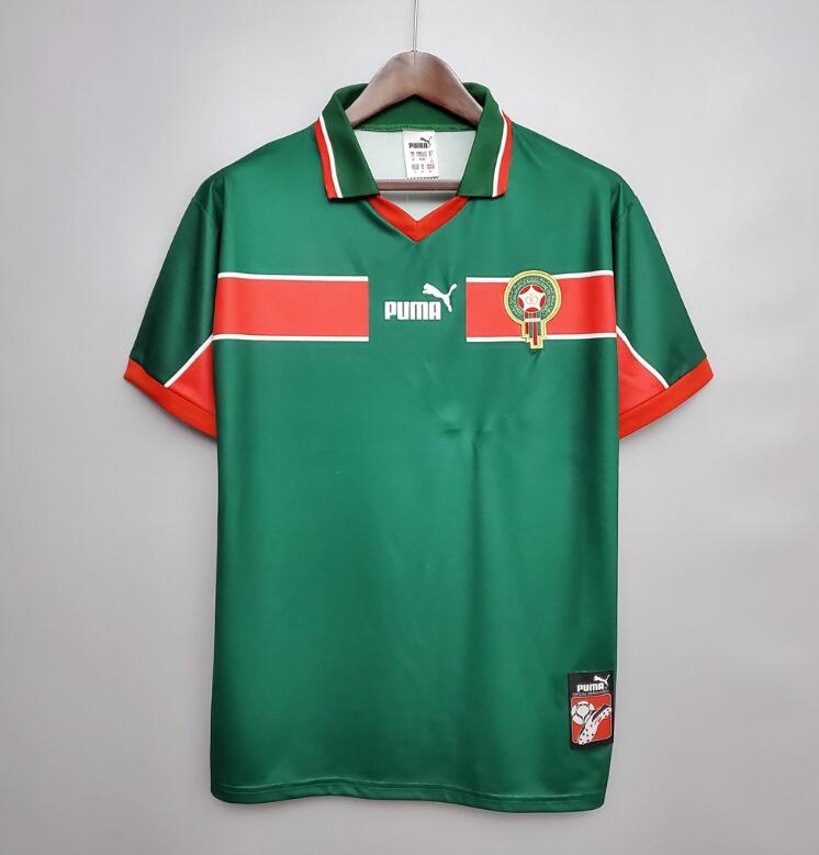 retro 1998 morocco home jersey