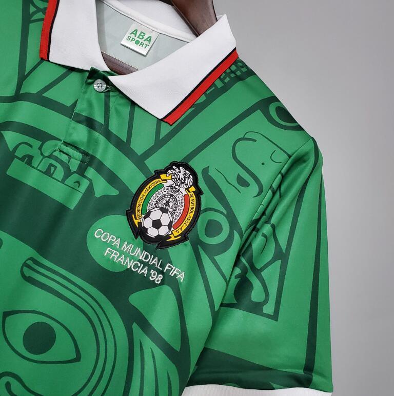 retro 1998 mexico home jersey
