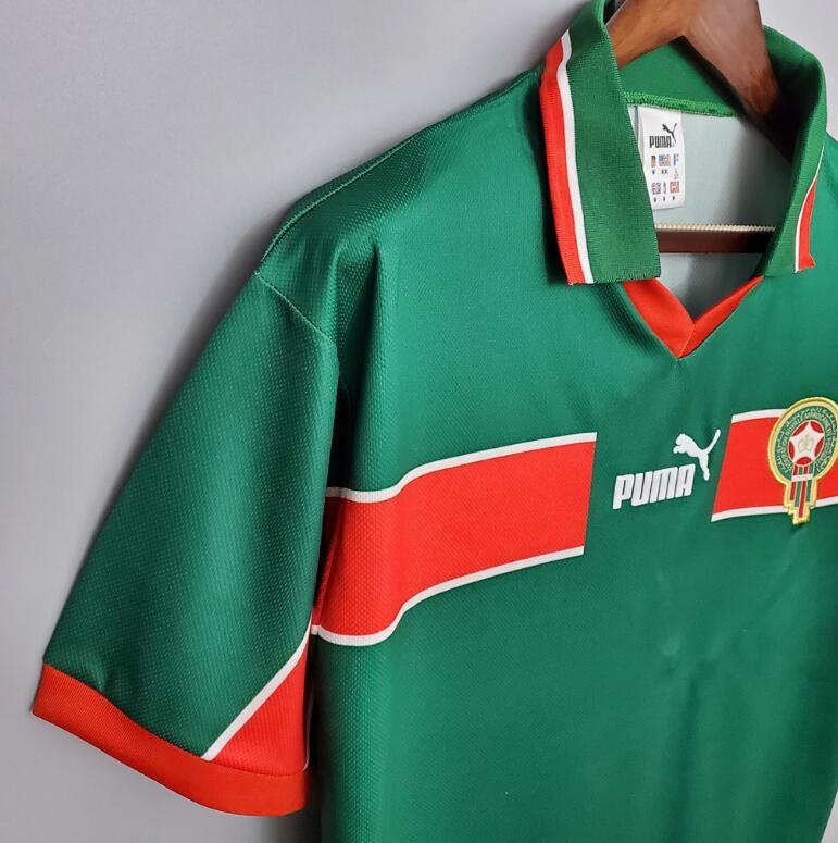 retro 1998 morocco home jersey