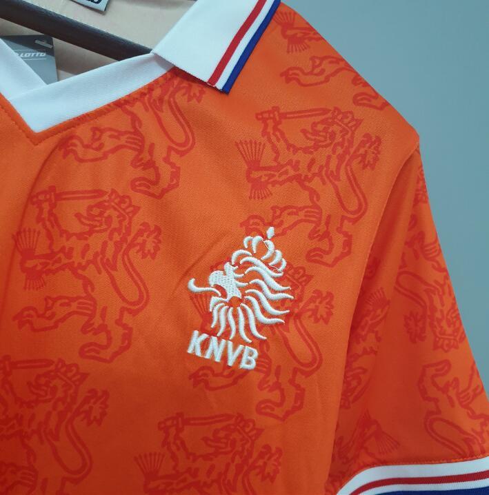 retro 1995 Netherlands home jersey